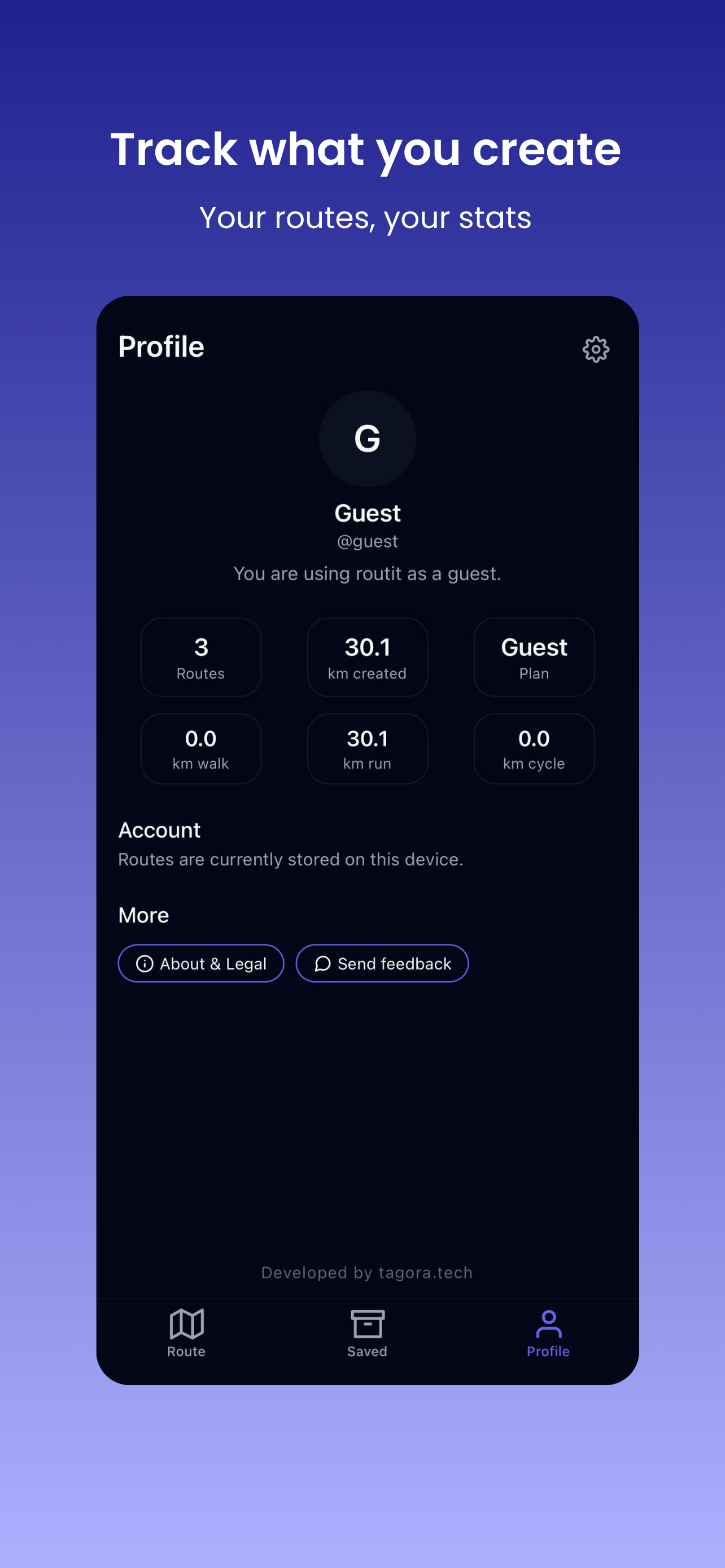 Track what you create